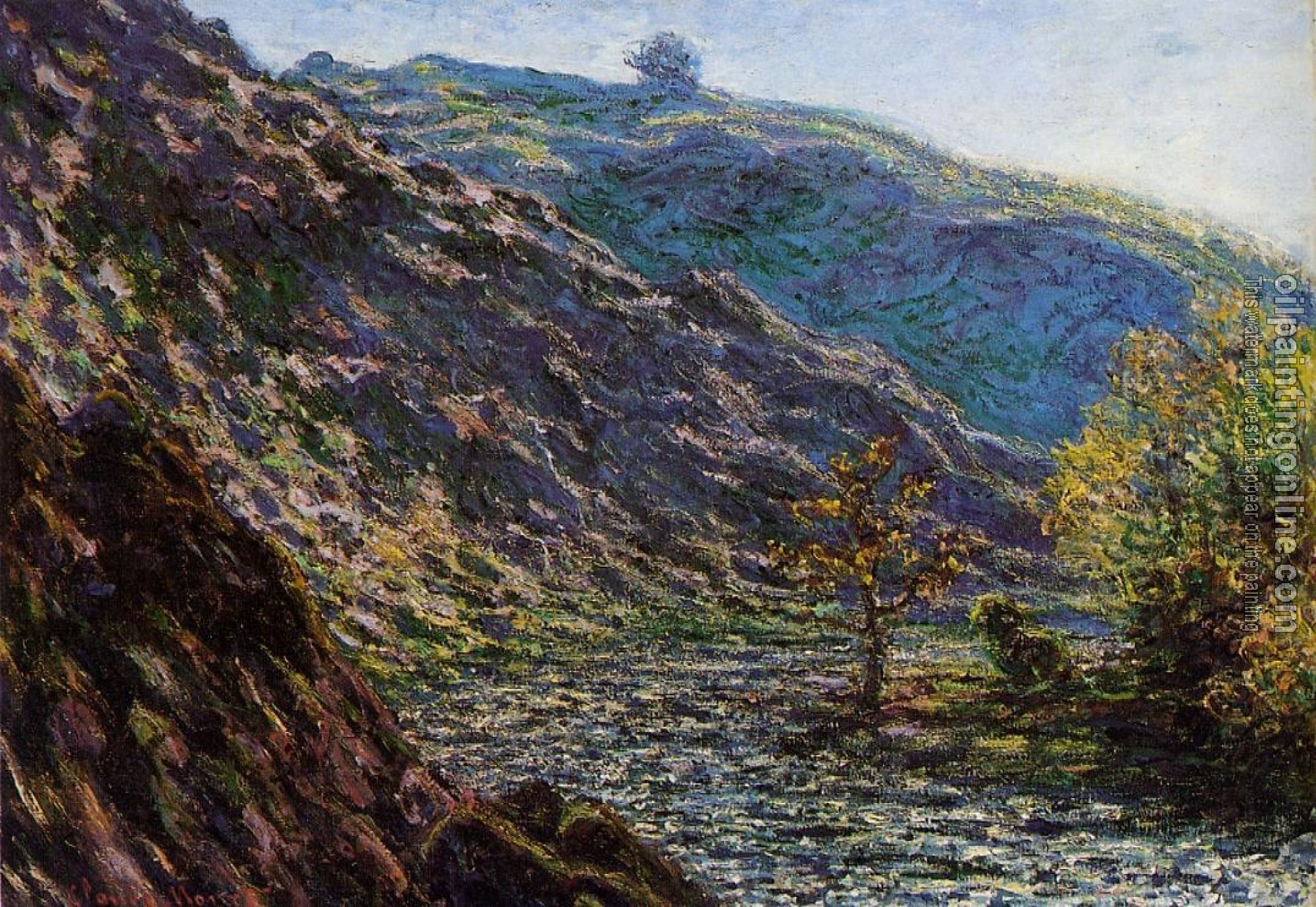 Monet, Claude Oscar - The Old Tree at the Confluence